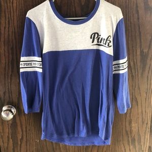 “Pink” baseball tee